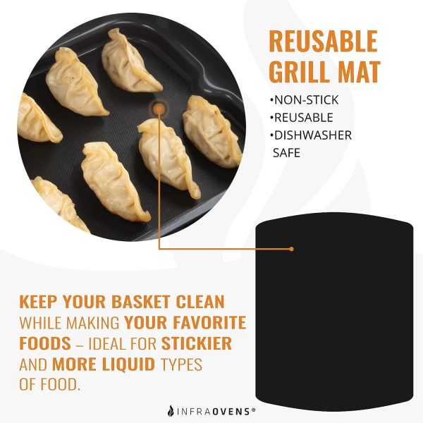 Reusable Heat Resistant Liner Accessories for Ninja Foodi 4qt AG301 5-in-1 Air Fryer Grill Sale - Image 3