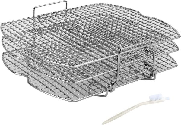 Dehydrator Rack Stainless Steel Stand Fits for Ninja Foodi AG300, AG300C, AG301, AG301C, AG302, AG400, IG301A Grills For Discount