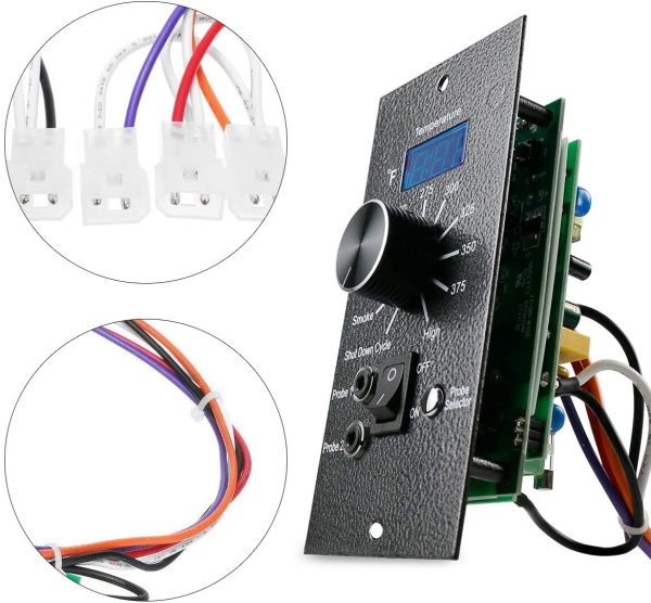 Pellet Grill Digital Pro Thermostat Temperature Controller Upgrade Kit for Ivation IVAPELET711 Wood Pellet Smoker Grills Online - Image 5