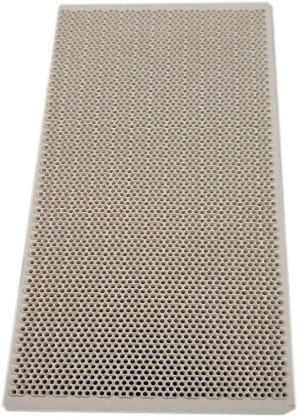High Effeciency Gas Heater Parts Burning Ceramic Plate 6.89x2.96x0.55in Honeycomb Infrared Burner Replacement Sale - Image 3