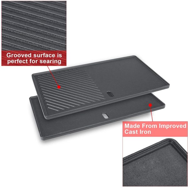 Grates Griddle for Backyard BY14-101-001-02, BY16-101-003-05, GBC1646WPF 4 Burner Grill Online Sale - Image 4
