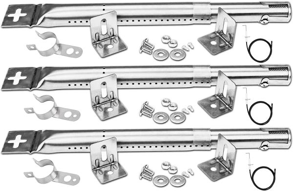 12-17.5 inch 3 Pcs Kit Burner Tube for Brinkmann Grill, Replacement Parts and Accessories Online Hot Sale