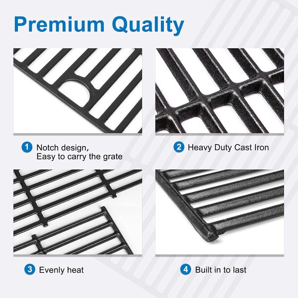 Cooking Grates for CharBroil 4 Burner 463353521, 463354021, 463365021, 463365522, 463261306 Gas Grills Online now - Image 3