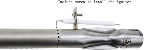 Burners and Igniter Parts Kit for Brinkmann 810-4545-G, 810-2512-F, 810-4535-S, 810-4545-0, 810-4545-F 5 Burner Gas Grills Cheap - Image 4