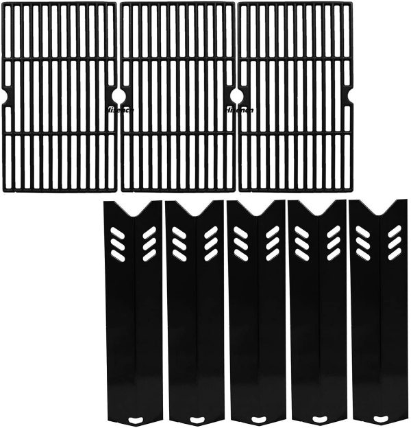 Grates + Heat Plates Kit for Backyard GBC1562WD-C, GBC1586WE-C, GBC1255W, GBC1355W-C 5 Burner Grill Discount