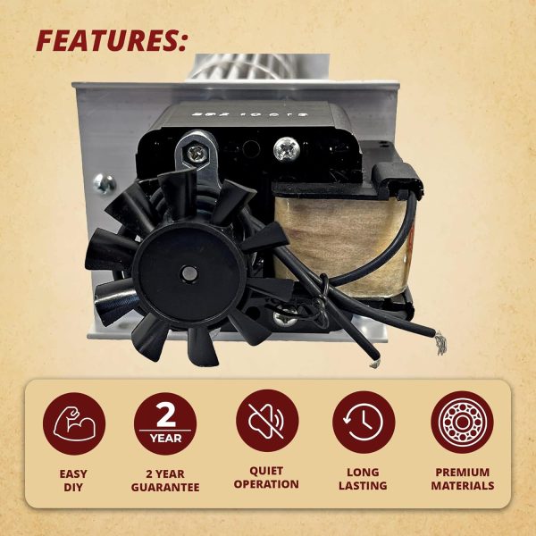 Direct Drive Free Air Output Transflo Blower B22513 for Fasco, with Sleeve Bearing, 2780rpm, 115V, 60Hz, 1.3amps, 215 CFM For Cheap - Image 3