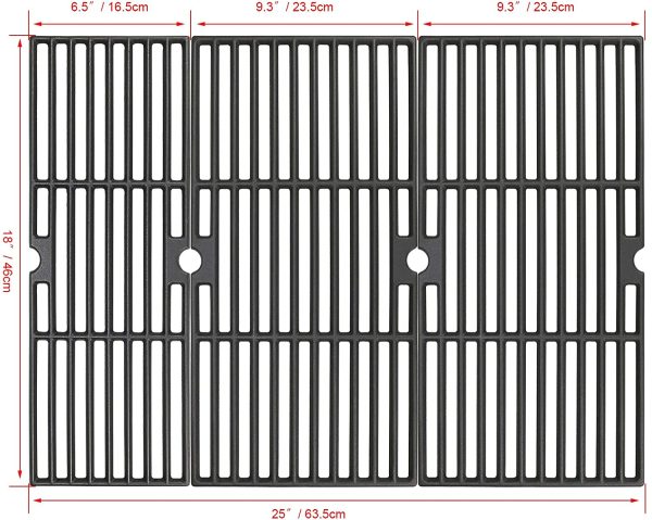 Cooking Grates for Char-broil Performance 4633335517, 466342119, 466339417, 463373019, 463373319, 463347518 4-5 Burner Gas Grills Sale - Image 3