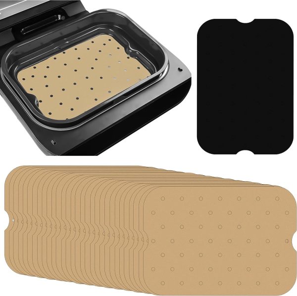 Unbleached Parchment Paper Liners for Ninja Foodi XL Smart FG551, BG500A 6-in-1 4 Quart Indoor Air Fryer Grill Online now