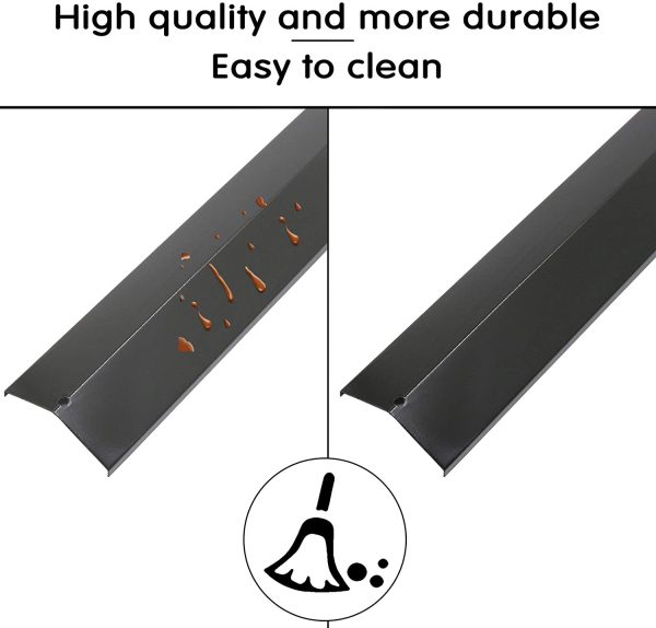 Grill Heat Plates fits Tera Gear 13013007TG Grills, 4Pcs Parts Kit 15 3 8 x 3 15 16   Online Sale - Image 2