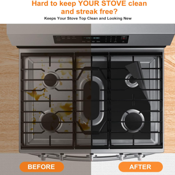 Stove Cover, Stove Top Protectors for Samsung Gas Range Reusable Gas Stove Burner Covers, Non-Stick Stove Liner for Samsung Gas Stove, Washable Online - Image 5