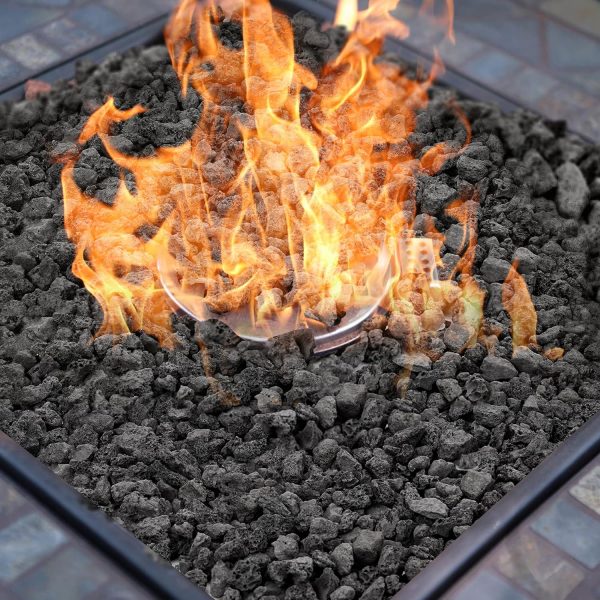 Black Lava Rock 10 Pounds 0.4-0.8   Volcanic Lava Stones for Indoor Outdoor Fire Pits Fireplaces Gas Grill and Landscaping For Cheap - Image 3