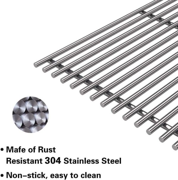 Cooking Grates Kit for Sterling 4451-54, 4451-64, 4451-74, 4551-57, 4551-64, 4551-67, 4551-74, 4155-54, 4411-54, 4965-54 Gas Grills Hot on Sale - Image 2