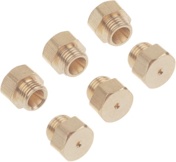 20Pcs Brass Jet Nozzles, 0.5mm and 0.68mm Nozzle Hole, Propane LPG Natural Gas Conversion Kit fits Weber, Nexgrill, Char-Broil and more grills For Discount - Image 3