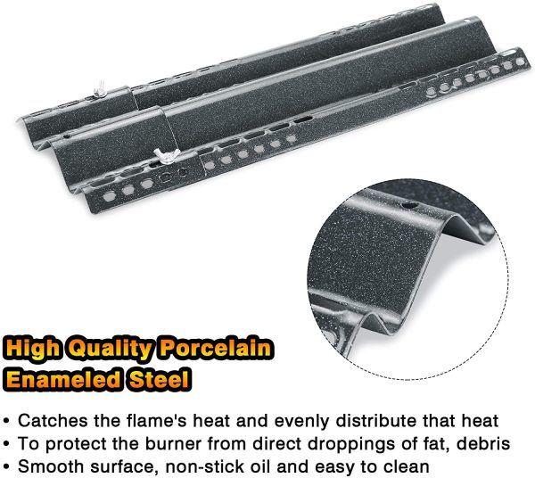 Adjustable Heat Tents for Huntington 6020-54, 6020-57, 6020-64, 6020-67, 6023-89, 6120-54NZ, 6120-57NZ, 6120-64, 6120-67 4 Burner Grill Online now - Image 4