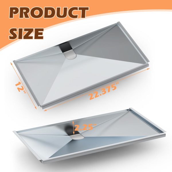 Grease Tray fits for Napoleon Prestige 450 Series 450RB, 450RBI, 450RSB, P450, P450RB, P450RSB Gas Grills on Sale - Image 2