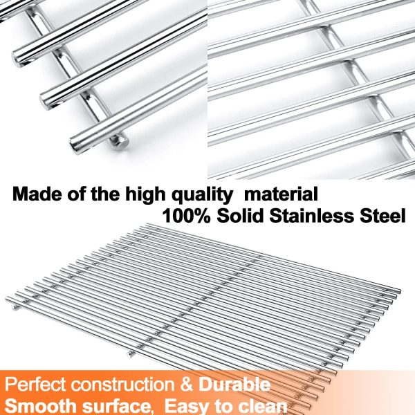 Cooking Grid Grates for Nexgrill 720-0047, 720-0050, 720-0058, 720-0062, 720-0072, 720-0100, 122.16648901 4-5 Burner Gas Grills Supply - Image 4