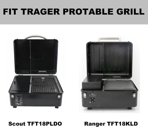 BAC460 Griddle for Traeger Ranger TFT18KLD, Scout Pellet TFT18PLDO Insert Cast Iron Flat Top Griddle Pellet Grill Tabletop Griddle Accessories on Sale - Image 3