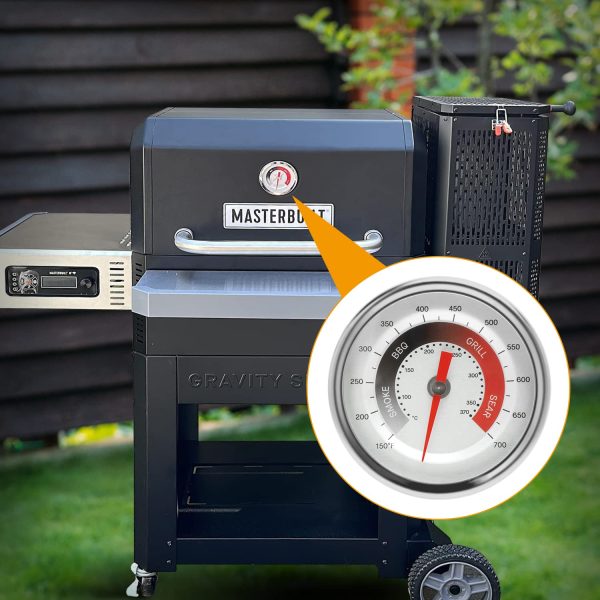 Thermometer Gauge Heat Indicator for Masterbuilt Gravity Series 560, 800, 1050 Digital Charcoal and Smoker Combo Grills on Sale - Image 4