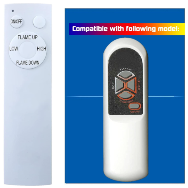 Infrared Remote Control for Heat Surge Electric Fireplace Stove Heater M2007, M2008, M2009, M7, M5, M6, MX1, MX23A, MX5, MX5A, MX5B, MX5C-S, etc Cheap - Image 2