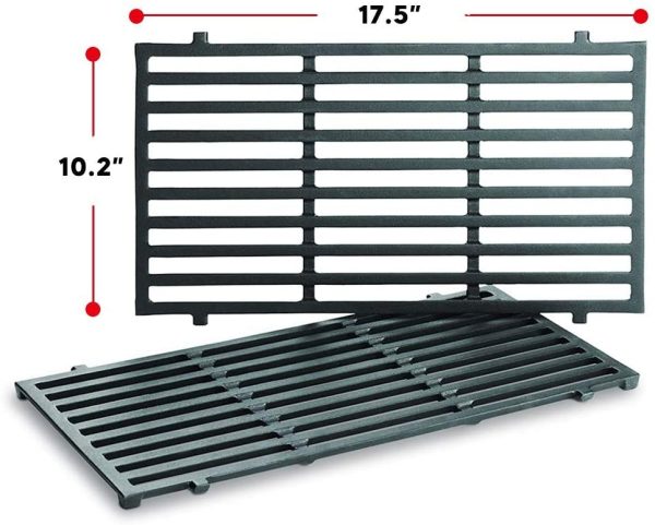 Cast Iron Grid Grates for Kenmore 148.16656010, 148.23682310, 640-05057386-4, 90118 Grills, Grill Replacement Parts Fashion - Image 3