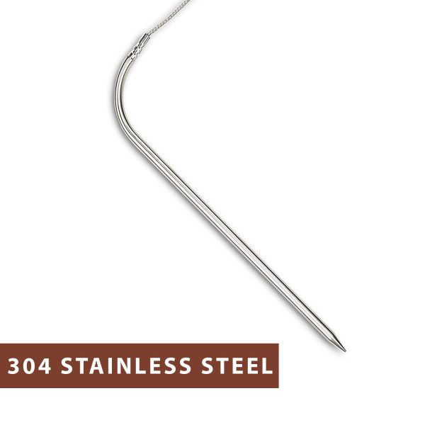 Smoker Temeprature Sensor, Meat BBQ Probe + Probe Clips Replacement Parts for Camp Chef Grills Supply - Image 3