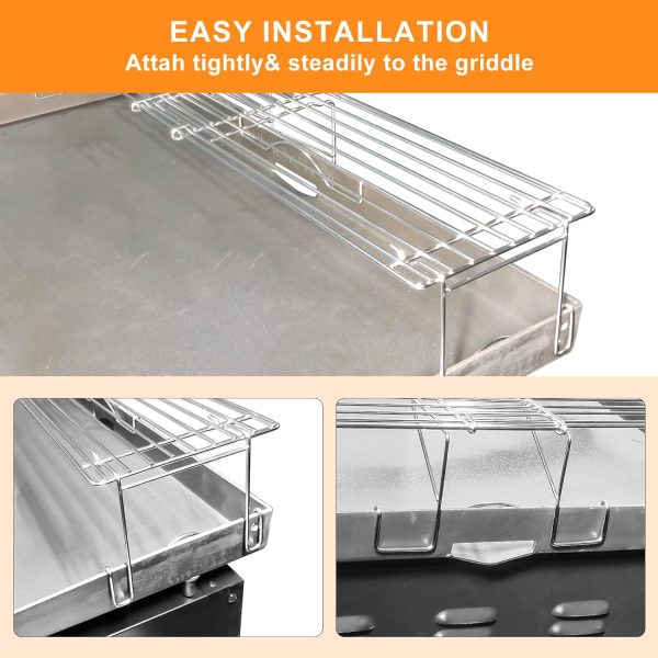 Universal Warming Rack for Blackstone 28 &36  Griddle, for Most 26 -36  Griddle Gas Grill, Adjustable Top Grill Rack Online - Image 4