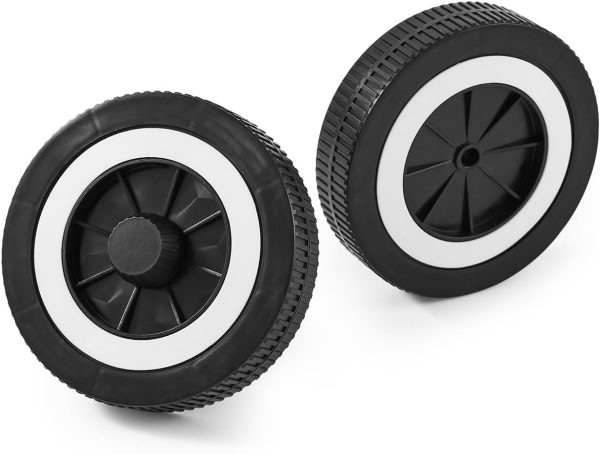 65930 6 Inch Grill Wheels + 987101 Hub Caps 2Pcs Kit for Weber 18’’ and 22’’ Kettle and Jumbo Joe Charcoal Grills Hot on Sale - Image 5