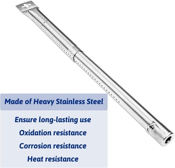 Adjustable Burner Tubes Kit for most Broil King 6 Burner Gas Grills, 12-17.5 x 1 inch Stainless Steel Replacement Parts Sale - Image 4