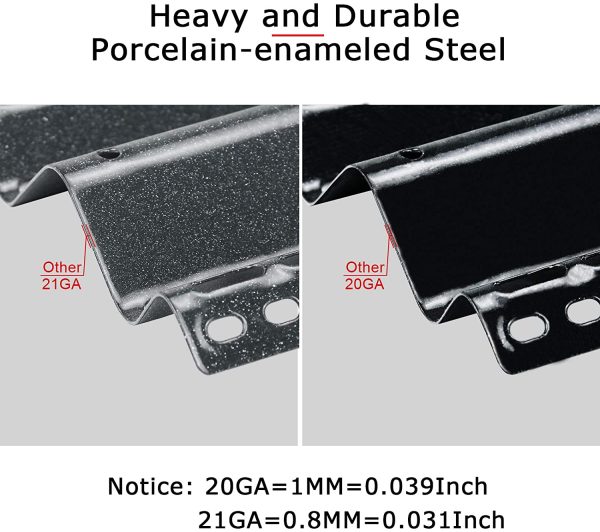 Adjustable Heat Tents for Huntington 6825-64, 6825-67, 6825-84, 6825-87, Patriot 440, Patriot 490, Rebel 490S 4 Burner Grill Fashion - Image 5