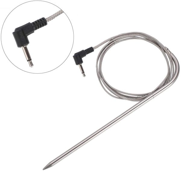 3.5mm Plug Meat Probe for Pit Boss 2.2 Vertical Digital Electric Smoker Grills, Replacement High Temperature BBQ Digital Thermostat Meat Probes Sale - Image 3