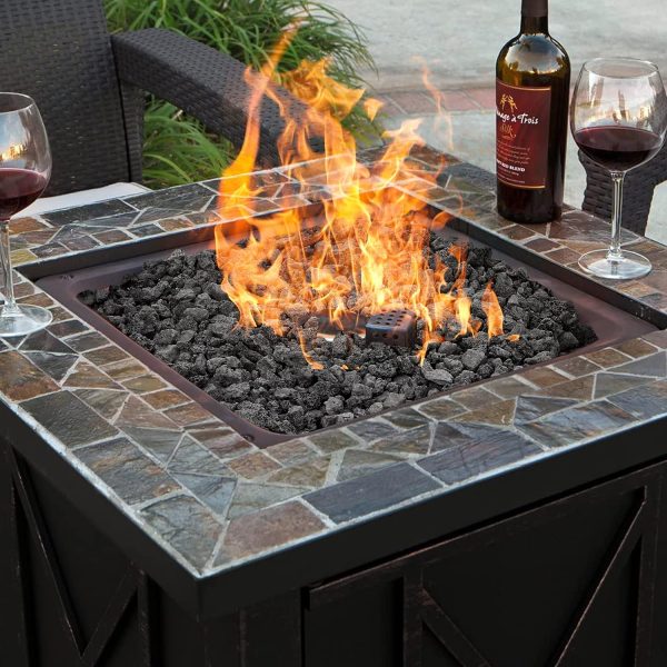 Black Lava Rock 10 Pounds 0.4-0.8   Volcanic Lava Stones for Indoor Outdoor Fire Pits Fireplaces Gas Grill and Landscaping For Cheap - Image 5