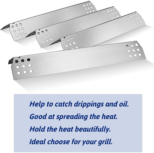 Stainless Steel Heat Plates for Nexgrill 720-0896B, 720-0896C, 720-0896E, 720-0896CP 6 Burner Grills Hot on Sale - Image 5