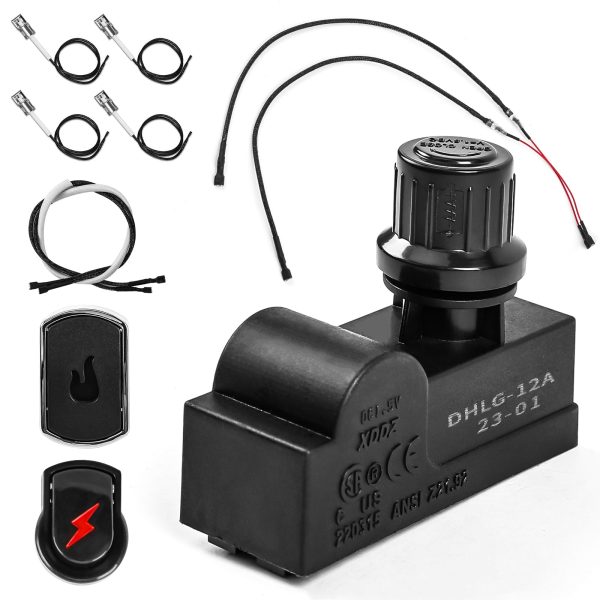 2 Outlet Ignition Kit for Coleman, Switch Spark Generator Push Button Kit, Gas Grill Parts Online now - Image 2