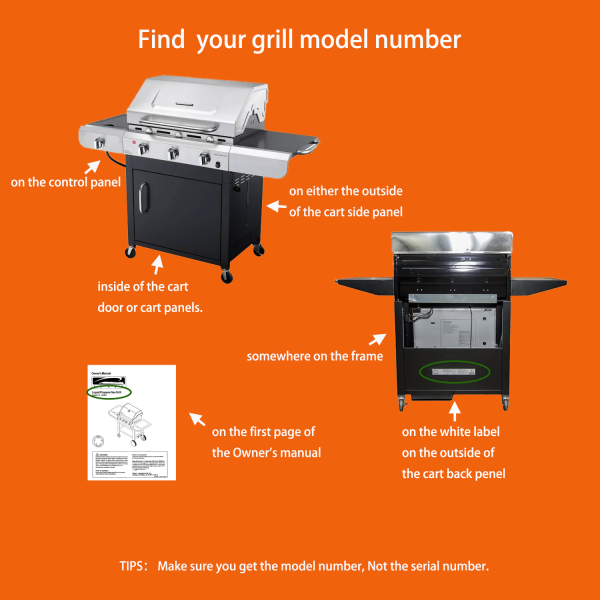 Cooking Grates for Kenmore 16641, 122.16129, 122.16119, 122.166419, 415.1610621 Gas Grills Cheap - Image 2