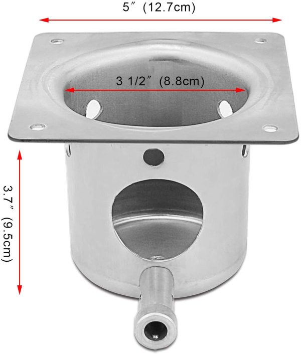 Fire Burn Pot for Traeger Timberline 850 AC TFB85WLB-G Pellet Grill, SUS 304 Stainless Steel, with Ash Remover and Screws FAB310 Online Sale - Image 3