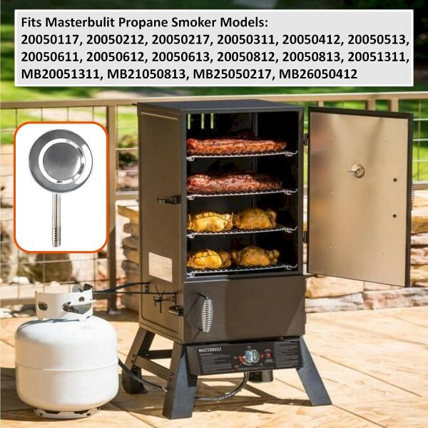 9005100011 Gas Burner with Screw Replacement for Masterbuilt 30 Inch Propane Smokers Sale - Image 5