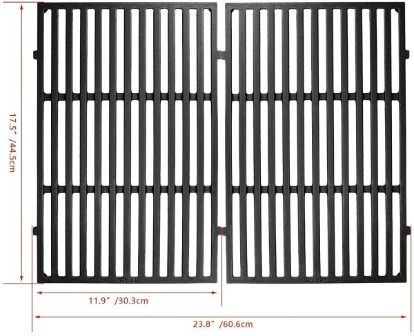 Cooking Grates for Weber Spirit II E-310 and S-310 3 Burner Grills, Weber 67023 Parts Sale - Image 3