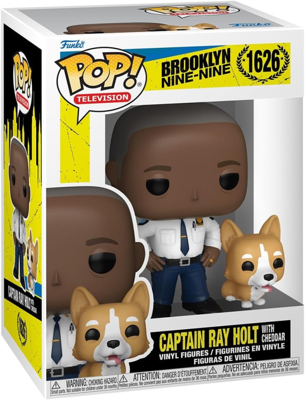 Funko Pop! Television: Brooklyn Nine-Nine - Captain Ray Holt with Cheddar (#1626) Online Sale