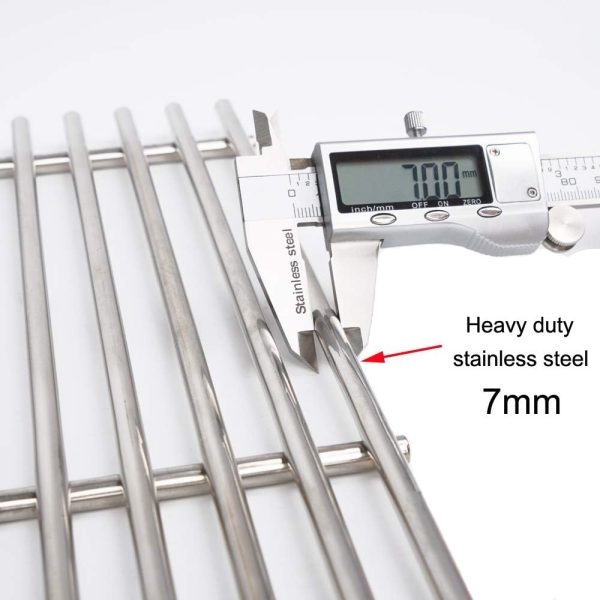 Grill Grates for Grillada GG60000-4B Grills, 4 Pcs Kit 17 5 8 x 35 Inch Hot on Sale - Image 4