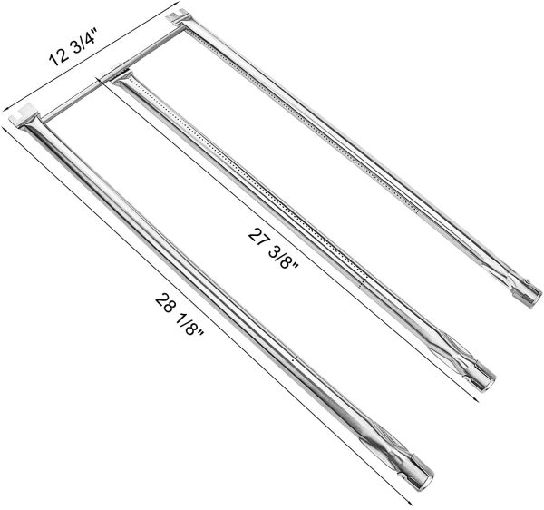 Burner Tube 7508 + Flavorizer Bars 7536 Kit for Weber Genesis Gold B, Genesis Gold C (2002 & Newer Model Years) Online now - Image 3