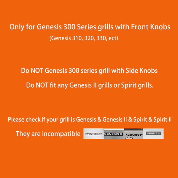 19.5   BBQ Burner 62752 for Weber Genesis S-310, S-320, S-320 Front Control Knob Series 3 Burner Grills Discount - Image 2