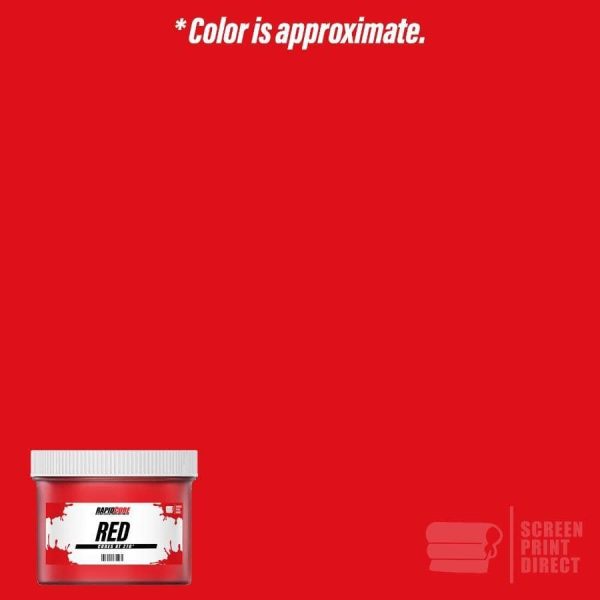 Rapid Cure Red Screen Printing Plastisol Ink Online now - Image 2