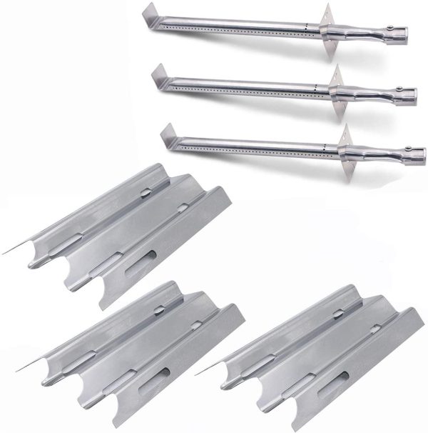 Repair kit for Vermont Castings CF9030, CF9050, CF9055 3A Gas Grills, Burner and Heat Plates Set Hot on Sale
