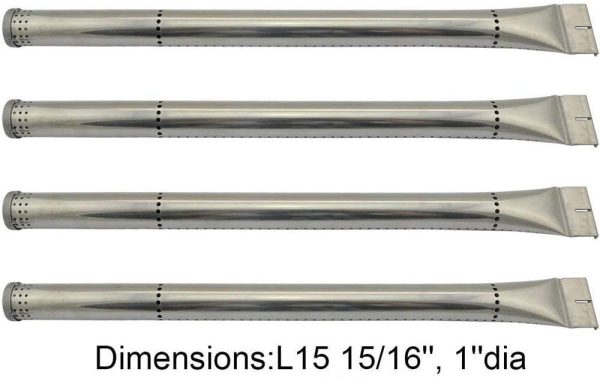 Grill Burner for Master Chef 85-3040-4, 85-3041-2, 85-3044-6, 85-3045-4, 15 15 16 x 1, Stainless Steel Grill Replacement Parts Supply - Image 3