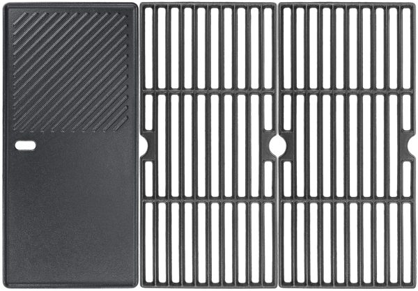 Grill Grates Griddle Plate Kit for Kmart 640-641215405 Model, 16 5 16 x 24 3 5, Grill Replacement Parts For Discount