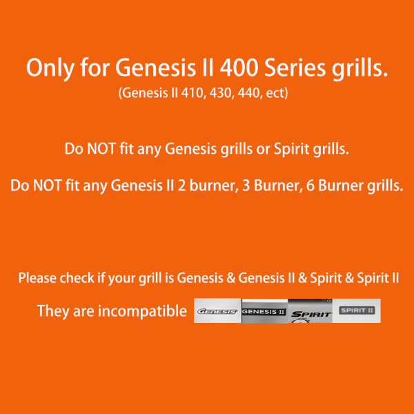 18.7   Grill Grate 66089 for Weber Genesis II Series, Genesis II S-410 E-410 (2017), Genesis II 435 (2019), 304 Stainless Steel Online Hot Sale - Image 2