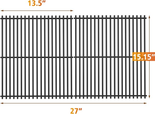 Cooking Grid Grates Kit for Nexgrill 810-0029 Barrel Charcoal Grill with Smoker, Grill Replacement Parts Online - Image 3