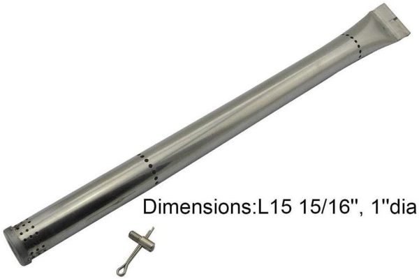 Grill Burner for Master Chef 85-3040-4, 85-3041-2, 85-3044-6, 85-3045-4, 15 15 16 x 1, Stainless Steel Grill Replacement Parts Supply - Image 2