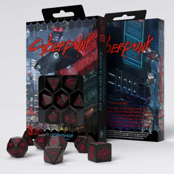 Cyberpunk RPG Dice Set For Sale