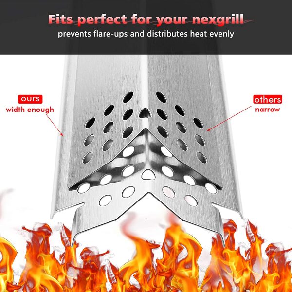Heat Plates for Nexgrill 6 Burner 720-0896CA, 720-0896CP, 720-0896CG, 720-0896BK Gas Grills Online now - Image 4